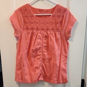 Prana Kora short sleeve top size large